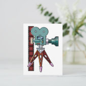 漫画のムービーカメラ ポストカード (スタンド正面)