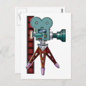 漫画のムービーカメラ ポストカード (正面/裏面)