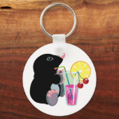 漫画のモグラを飲むカクテルキーホルダー キーホルダー (正面)