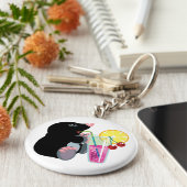 漫画のモグラを飲むカクテル キーホルダー (側面)