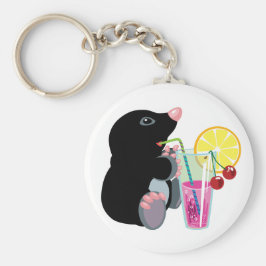 漫画のモグラを飲むカクテル キーホルダー