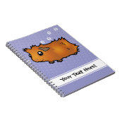 漫画のモルモット(だらしない) ノートブック (右側)