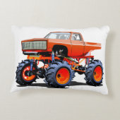 漫画のモンスタートラック アクセントクッション (裏面)