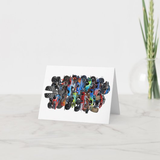 漫画のモンスタートラック カード (正面)