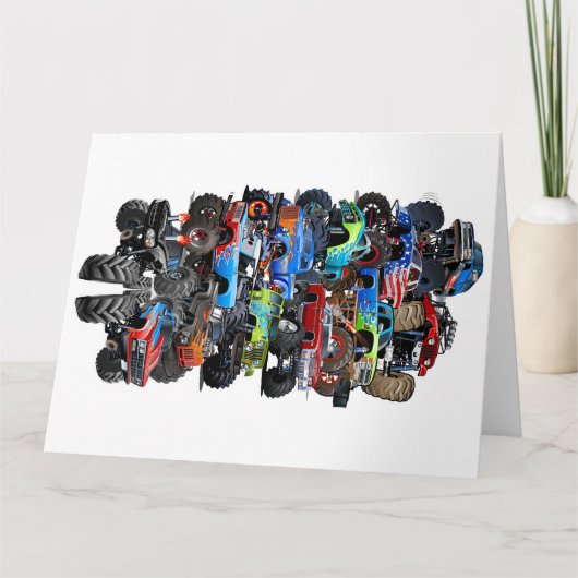 漫画のモンスタートラック カード (正面)