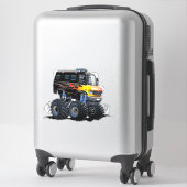 漫画のモンスタートラック シール (スーツケース)