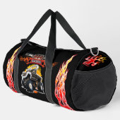 漫画のモンスタートラック ダッフルバッグ (右コーナー)