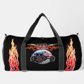 漫画のモンスタートラック ダッフルバッグ (裏面)