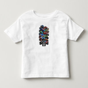 漫画のモンスタートラック トドラーTシャツ