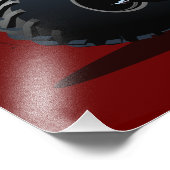 漫画のモンスタートラック フォトプリント            (角)