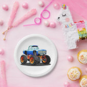 漫画のモンスタートラック ペーパープレート (パーティー)