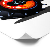 漫画のモンスタートラック ポスター (角)