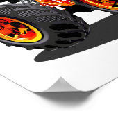 漫画のモンスタートラック ポスター (角)