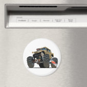 漫画のモンスタートラック マグネット (インサイチュ (食洗機))