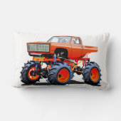 漫画のモンスタートラック ランバークッション (裏面)