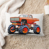 漫画のモンスタートラック ランバークッション (ブランケット)