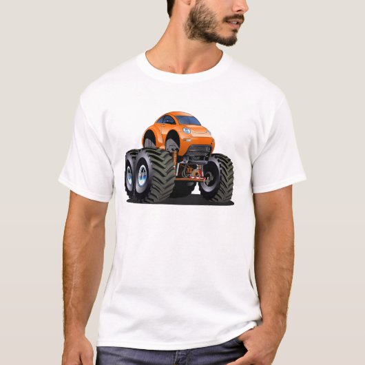 漫画のモンスタートラック Tシャツ (正面)