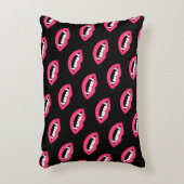 漫画のモンスターヴァンパイアの唇の鋭い歯の牙 アクセントクッション (正面(垂直))