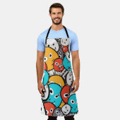 漫画のモンスター エプロン (着用した状態)