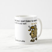 漫画のヤク。 たいそう話すこと。 コーヒーマグカップ (正面右)