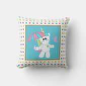 漫画のユニコーンの子供部屋の枕 クッション (正面)