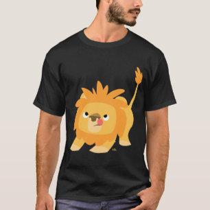 漫画のライオンのはねるためにTシャツ用意して下さい Tシャツ