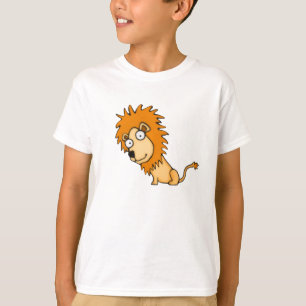 漫画のライオンの子供のTシャツ Tシャツ