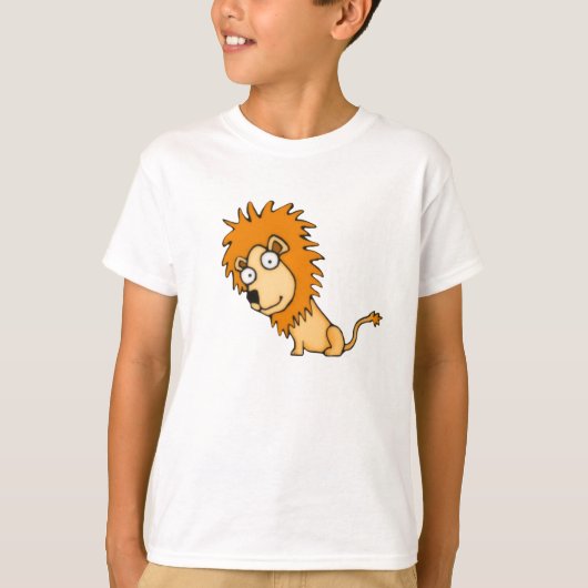 漫画のライオンの子供のTシャツ Tシャツ (正面)