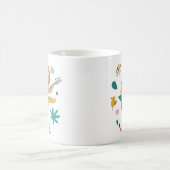 漫画のライオン&ギター コーヒーマグカップ (中央)