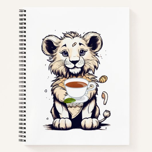 漫画のライオン ノートブック (正面)