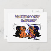 漫画のライオン ポストカード (正面/裏面)