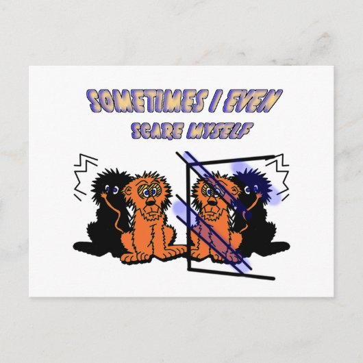 漫画のライオン ポストカード (正面)