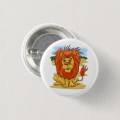 漫画のライオン 缶バッジ (正面&裏面)