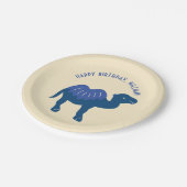 漫画のラクダ誕生日パーティパーソナライズされたー ペーパープレート (アングル)