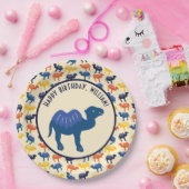 漫画のラクダ誕生日パーティパーソナライズされたー ペーパープレート (パーティー)