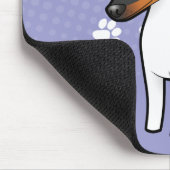 漫画のラットテリア/おもちゃのフォックステリア犬 マウスパッド (コーナー)