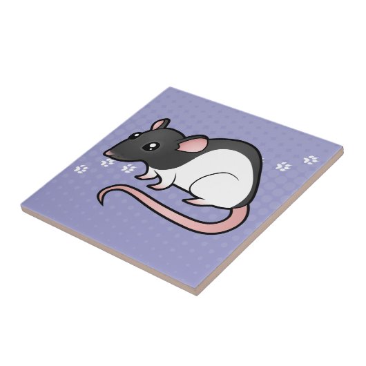 漫画のラット タイル (側面)