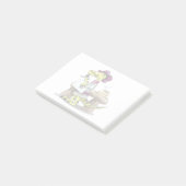 漫画のラプターの詩人の考えイラストレーション。 ポストイット (アングル)