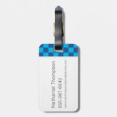 漫画のラベンクローの紋章 ラゲッジタグ (裏面縦)