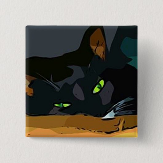 漫画のルーシー 缶バッジ (正面)