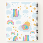 漫画のレインボーキャッツ ノートブック (裏面)