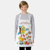 漫画のレシピ本 エプロン (着用した状態)