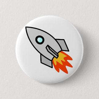 漫画のロケットの船 缶バッジ
