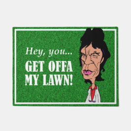 漫画のロックンロールの玄関マット ドアマット