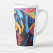 漫画のロットワイラーインアガーデンラテマグ カフェラテマグ (右)