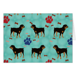 漫画のロットワイラー