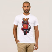 漫画のロボット Tシャツ (正面フル)