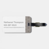 漫画のロン・ヴァースリーとピグウィドジョン ラゲッジタグ (裏面横)