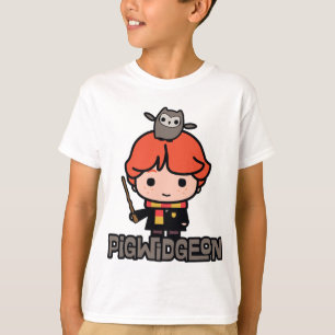 漫画のロン・ヴァースリーとピグウィドジョン Tシャツ