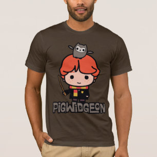 漫画のロン・ヴァースリーとピグウィドジョン Tシャツ